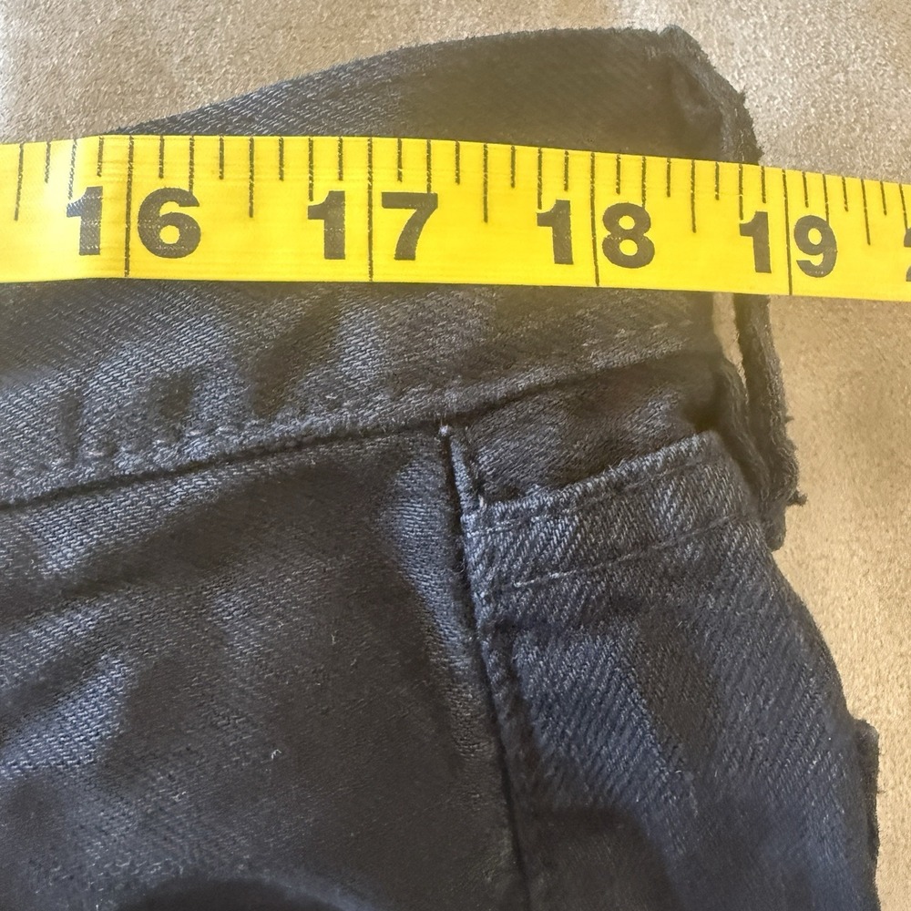 Polo Ralph Lauren Jeans Mens 36x30 Black Straight Leg Pants Cotton Denim - Picture 6 of 7